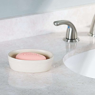 Elsa Ceramic Bathroom Soapdish