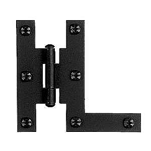 Iron "HL" Hinge - Flush Mount Pair