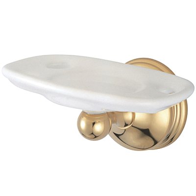 Victorian Cup & Toothbrush Holder - Polished Brass