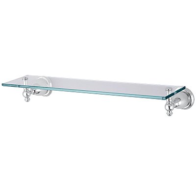 Kingston Brass BA7979C English Vintage Glass Shelf - Polished Chrome