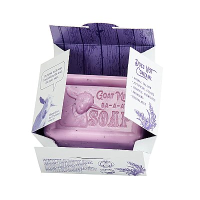 Clean & Caprine Goat Milk Bar Soap - Lavender Scent with Dried Lavender Buds