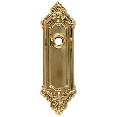 Solid Brass Door Plate - No Keyhole - Multiple Finishes
