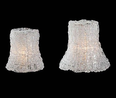 Mini Bell Shade - Clear Acrylic, Available in 2 sizes