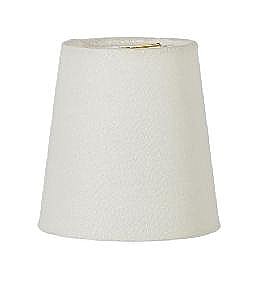 Petite Bell Hardback Chandelier Clip-On Lamp Shade - Eggshell
