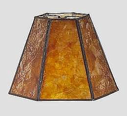 Mini Hexagon, Mica Panel Shade