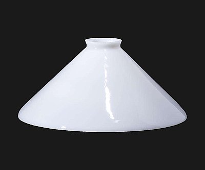 Genuine Opal Glass Cone Shade -10" diameter