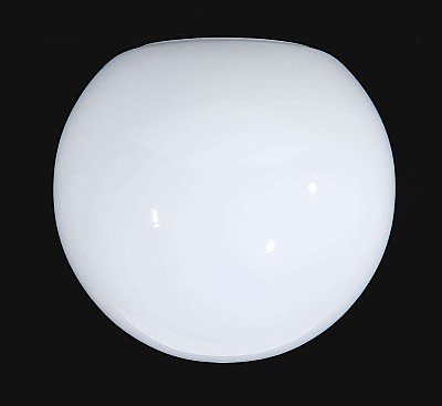 Opal Glass Neckless Ball Shade, 8"