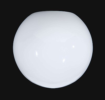 Opal Glass Neckless Ball Shade, 12"