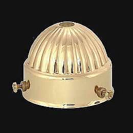 Stamped Brass Shade Holder