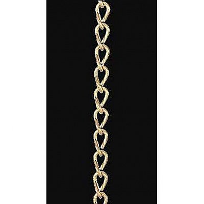 #18 Brass Double Jack Chain