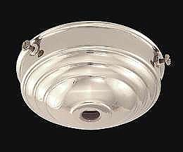 Nickel Art Deco Shade Holder