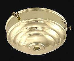 Brass Deco Style Shade Holder