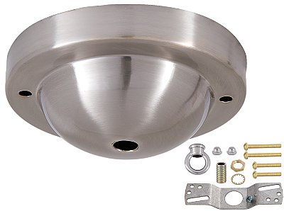 Antique Style Canopy Kit Satin Nickel