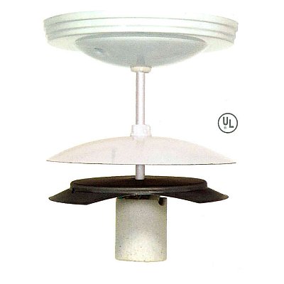 Neckless Ball Holder Ceiling Light Fixture Kit, 4"