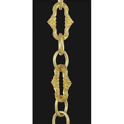 Lamp Chain, Unfinished Solid Brass