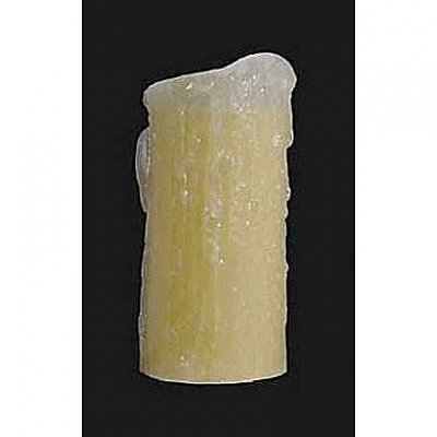 Gold Poly Resin Candle Cover - Standard A19 Size - 6" High