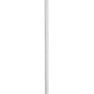 Rayon-Covered Lamp Cord, White