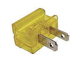 Clear Gold Snap On Plug