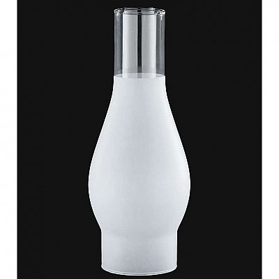 Chimney or Hurricane Lamp Shade -Frosted -10"