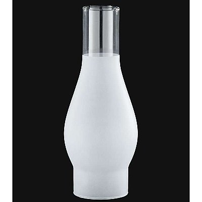 Chimney or Hurricane Lamp Shade -Frosted -10"
