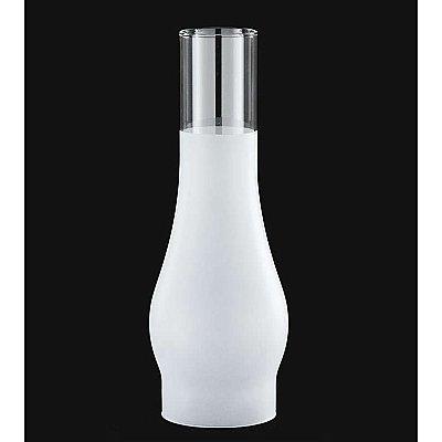 Chimney or Hurricane Lamp Shade -Frosted -10"