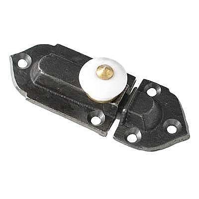 Victorian Iron and Porcelain Cabinet Latch