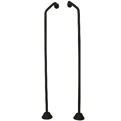 25" Double Offset Water Supply Line Set for Clawfoot Bathtubs - Oil Rubbed Bronze