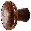 Large Round Brut Bronze Cabinet Knob Designed by Ted Boerner