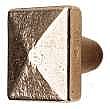 Large Square Bronze Cabinet Knob