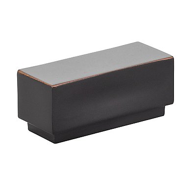 Urban Modern Collection Cinder Cabinet Knob - 2-1/4" x 1" - Multiple Finishes