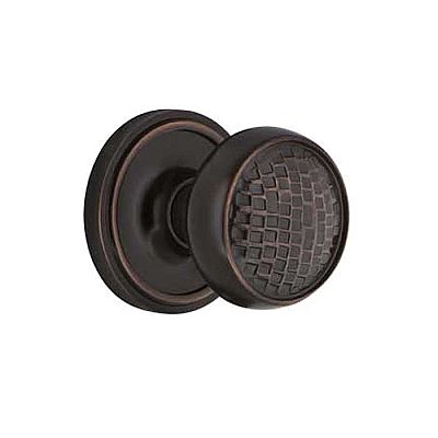 Complete Door Hardware Set - with Classic Rosette with Craftsman Knob