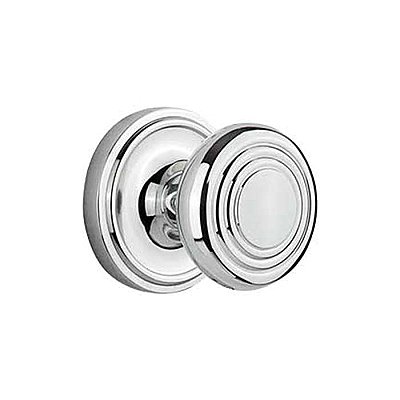 Complete Door Hardware Set - with Classic Rosette with Deco Knob