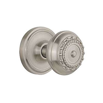 Complete Door Hardware Set - with Classic Rosette with Meadows Knob