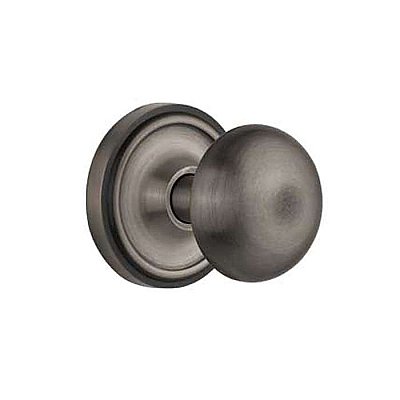 Complete Door Hardware Set - with Classic Rosette with New York Knob