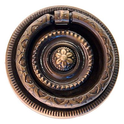 Colonial Revival Drawer Pull-Antique Brass