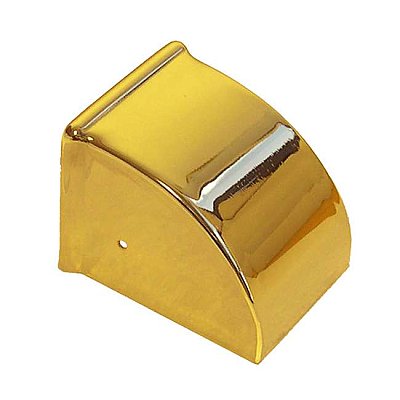 Plain Brass Toe Cap for Table Legs, Medium