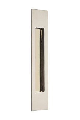 Pocket Door Flush Pull - Modern Rectangular 10" - Multiple Finishes