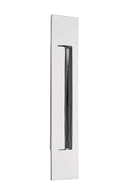 Pocket Door Flush Pull - Modern Rectangular 10" - Multiple Finishes