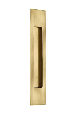 Pocket Door Flush Pull - Modern Rectangular 10" - Multiple Finishes