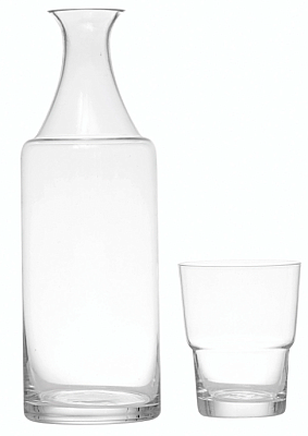 32 Oz. Glass Bedside Water Carafe & Cup Set
