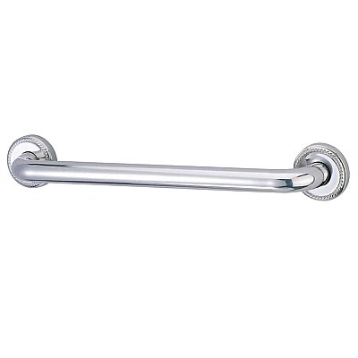 24" Laurel Collection Safety Grab Bar for Bathroom - Polished Chrome