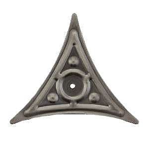 Staircase Dust Corner - Antique Nickel or Pewter