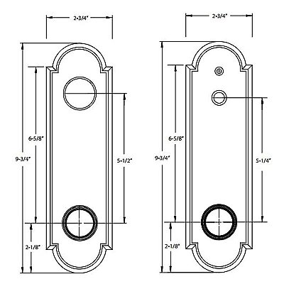 Annapolis Brass Two-Point Door Hardware Lockset