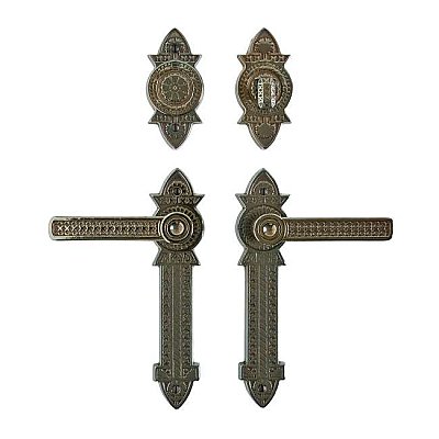 Rocky Mountain Hardware Briggs Entry Doorset - 2- 3/8" x 10" Plates