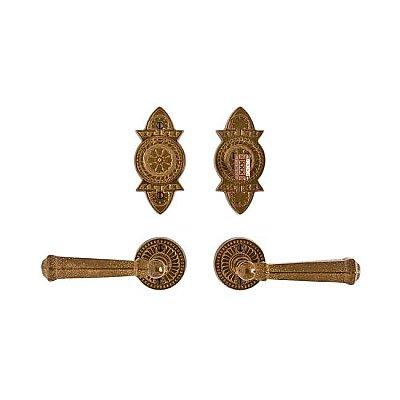 Rocky Mountain Hardware Briggs Entry Door Set - 2- 1/2" Rosettes