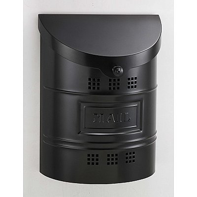 Wall Mailbox, Satin Black