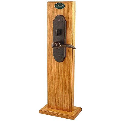 Cheyenne Sandcast Bronze Mortise Entry Door Hardware Set