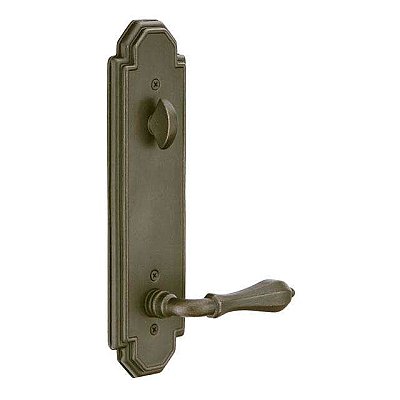 Octagon Lost Wax Cast Bronze  Mortise Entry Door Hardware Set