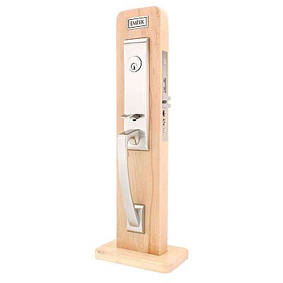 Emtek Artemis Brass Mortise Entry Door Hardware Set