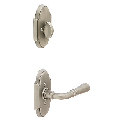 Nashville Brass Tubular Entry Door Hardware Set